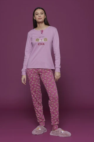 Pigiama Donna Caldo Cotone Spino 3 Pigiama Donna Caldo Cotone Spino