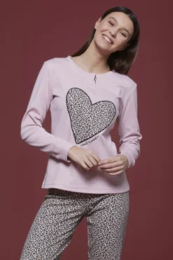 Pigiama Donna Caldo Cotone Macu Heart -Miglior Pigiami Negozio 1661945033 630f44c952a74