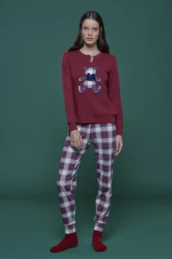 Pigiama Donna Caldo Cotone Newton