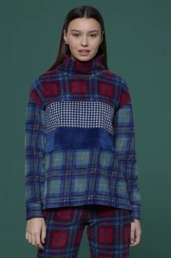 Pigiama Donna Micropile Patchwork -Miglior Pigiami Negozio 1662201269 63132db54640b