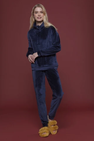 Completo Loungewear Donna Ciniglia Felpata Soft-touch Lotus 3 Completo Loungewear Donna Ciniglia Felpata Soft-touch Lotus