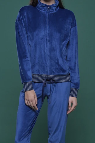 Completo Loungewear Donna Ciniglia Felpata Soft-touch Lilia 4 Completo Loungewear Donna Ciniglia Felpata Soft-touch Lilia - immagine 2