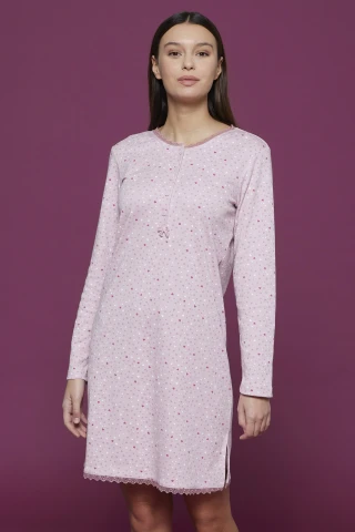 Camicia Da Notte Caldo Cotone Tricuore 4 Camicia Da Notte Caldo Cotone Tricuore - immagine 2