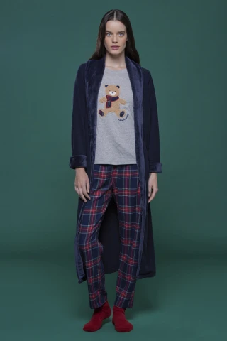 Vestaglia Donna Micropile Fleece 4 Vestaglia Donna Micropile Fleece - immagine 2