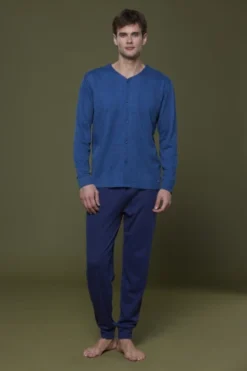Pigiama Uomo Caldo Cotone Litium