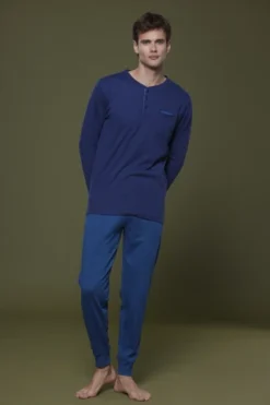 Pigiama Uomo Caldo Cotone Litio