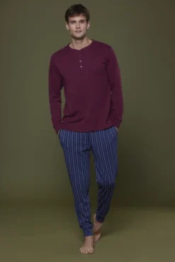 Pigiama Uomo Caldo Cotone Ricky