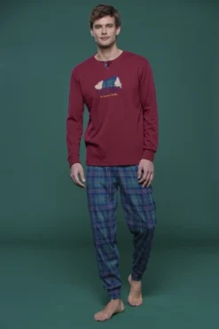 Pigiama Uomo Caldo Cotone Sleepy