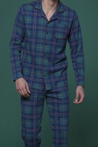 Pigiama Uomo Caldo Cotone Scotty 4 Pigiama Uomo Caldo Cotone Scotty - immagine 2