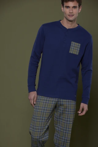 Pigiama Uomo Caldo Cotone Max 3 Pigiama Uomo Caldo Cotone Max