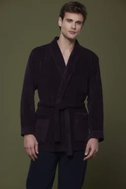 Giacca Uomo In Micropile Spinato