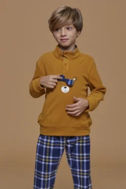 Pigiama Bambino Micropile Funny Bear