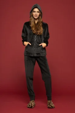 Completo Loungewear Donna Ciniglia Bianca