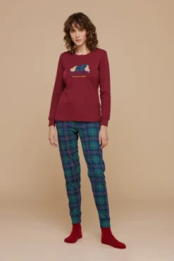 Pigiama Donna Caldo Cotone Sleepy