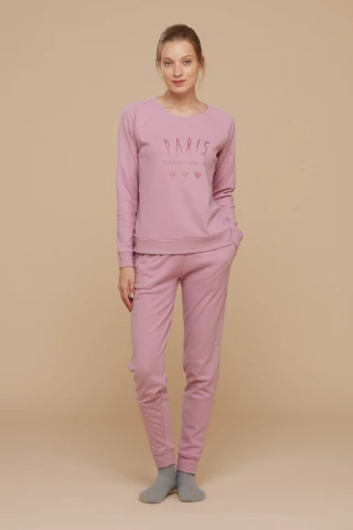 Pigiama Donna Caldo Cotone Felpato Ada 3 Pigiama Donna Caldo Cotone Felpato Ada