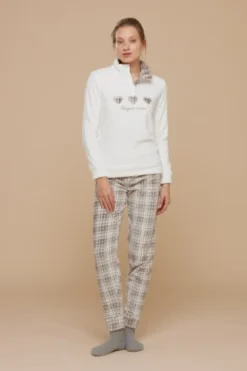 Pigiama Donna Coral Fleece Bucle Heart