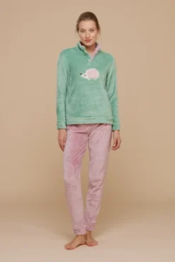 Pigiama Donna Coral Fleece Spino