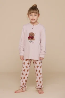 Pigiama Bambina Caldo Cotone Gioia