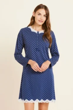 Camicia Da Notte Cotone Mery