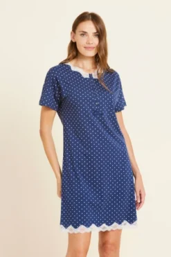 Camicia Da Notte Cotone Martina