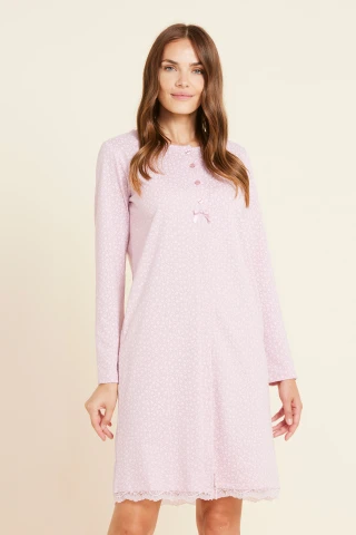 Camicia Da Notte Donna Cotone Fiorellina 3 Camicia Da Notte Donna Cotone Fiorellina