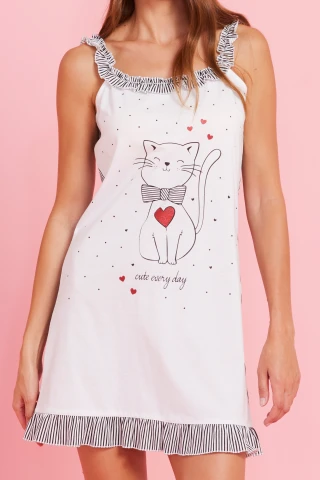 Abitino Donna Cotone Cute 4 Abitino Donna Cotone Cute - immagine 2