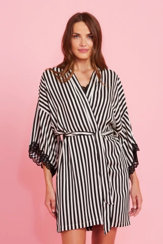 Vestaglia Kimono Donna Viscosa Pretty 4 Vestaglia Kimono Donna Viscosa Pretty - immagine 2