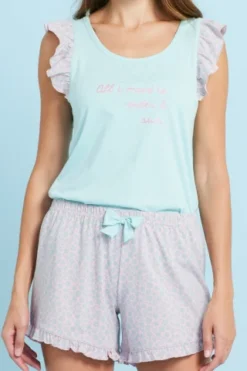 Pigiama Donna Cotone Flora -Miglior Pigiami Negozio 1676365862 63eb5026e8391