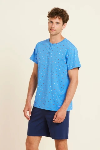 Pigiama Uomo Cotone Little Flag 3 Pigiama Uomo Cotone Little Flag