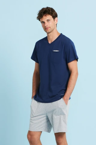 Pigiama Uomo Cotone Steve 3 Pigiama Uomo Cotone Steve