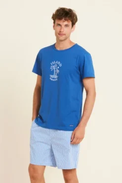 Pigiama Uomo Cotone Island