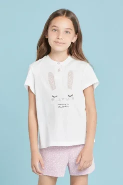 Pigiama Bambina Cotone Draming Fleur