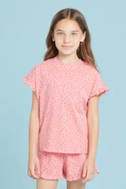 Pigiama Bambina Cotone Fiorellina