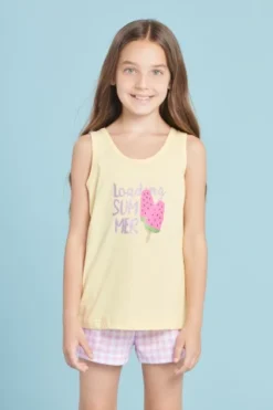 Pigiama Bambina Cotone Summer Angy