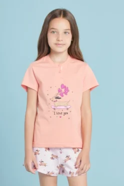 Pigiama Bambina Cotone Bassy