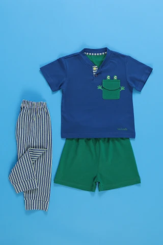 Pigiama Neonato 3 Pezzi Cotone Tom 3 Pigiama Neonato 3 Pezzi Cotone Tom