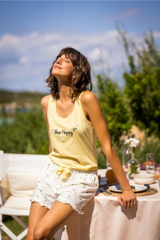 Pigiama Donna Cotone Be Happy Apina 3 Pigiama Donna Cotone Be Happy Apina