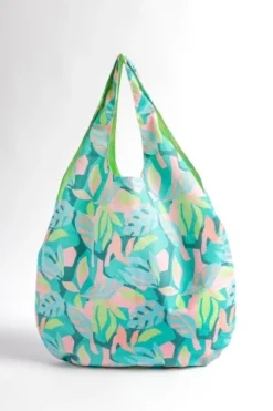 Sacca Double-face Ripiegabile Orchid Green