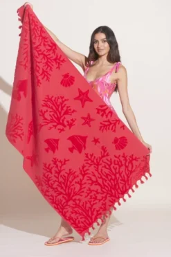 Telo Mare Red Marin Spugna