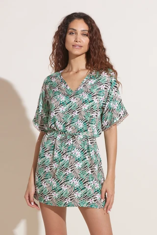 Abitino Mare Donna Viscosa Forest 4 Abitino Mare Donna Viscosa Forest - immagine 2