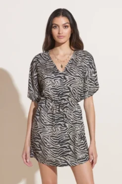 Abitino Mare Donna Viscosa Animalier