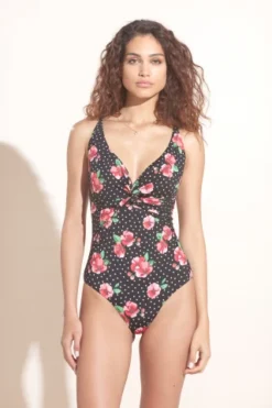 Costume Mare Donna Intero Roses