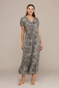 Abitino Donna Mare Viscosa Wild Zebra